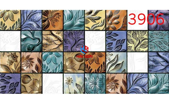 NK3906_Gạch Trang Trí Men Hải Sơn Hoa Văn Nghệ Thuật Đẹp 300x600