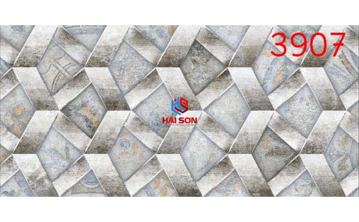  NK3907_Gạch Trang Trí Gạch Men Hải Sơn 3D Xám Bạc Hiện Đại 300x450