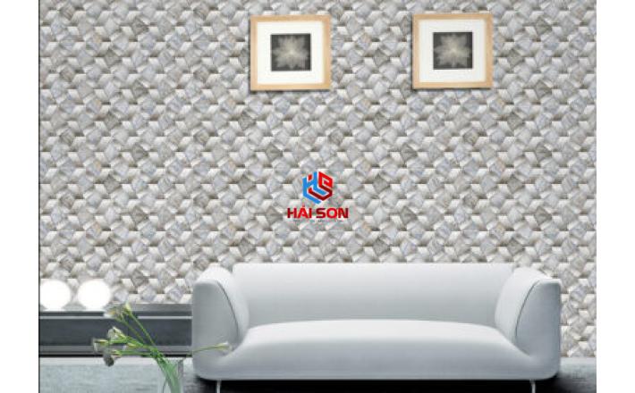  NK3907_Gạch Trang Trí Gạch Men Hải Sơn 3D Xám Bạc Hiện Đại 300x450