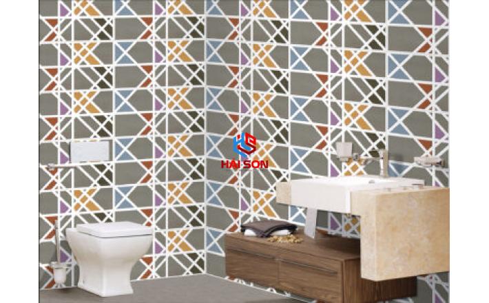  NK3909_Gạch Trang Trí  Men Hải Sơn Hình Học Hiện Đại 300x600