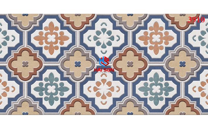 NK3910_Gạch Trang Trí Gạch Bông Men Hải Sơn 300x600 Cổ Điển
