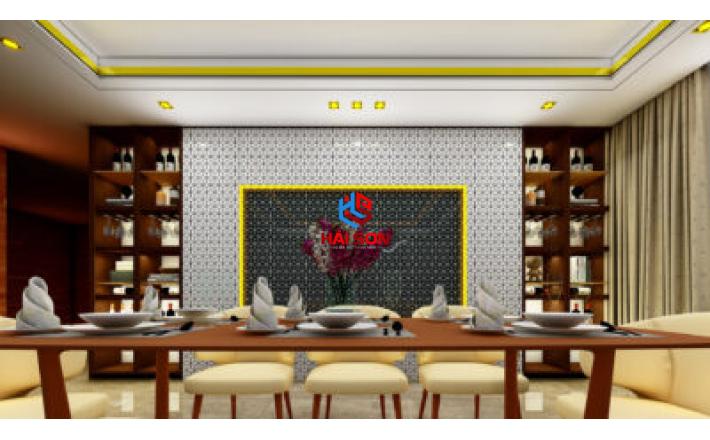  NK39302_Gạch Trang Trí Ốp Tường Prism Black 300x600 Hải Sơn
