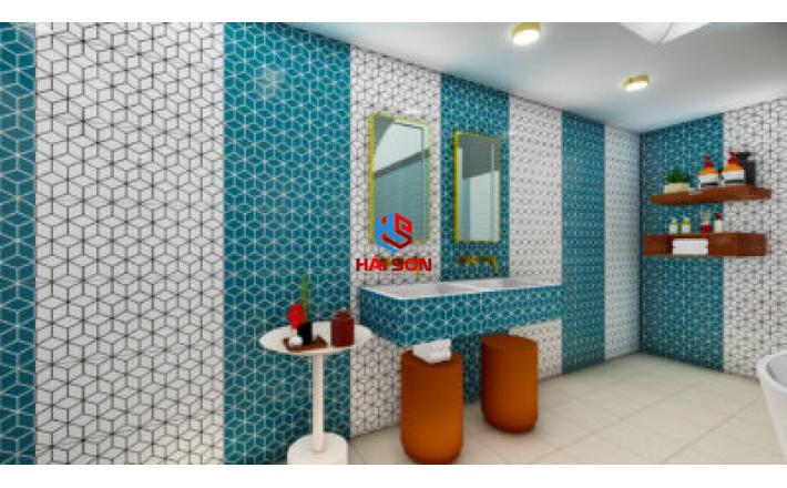  NK39303_Gạch Trang Trí Ốp Tường Prism Ocean 300x600 Hải Sơn