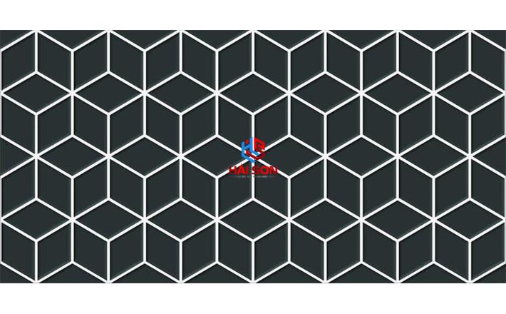  NK39302_Gạch Trang Trí Ốp Tường Prism Black 300x600 Hải Sơn