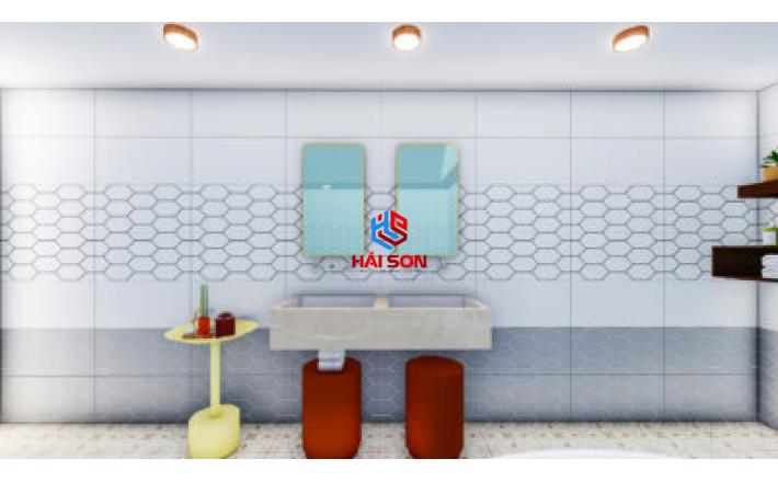NK39320_Gạch Trang Trí Ốp Tường Qubes Line 300x600 Hải Sơn