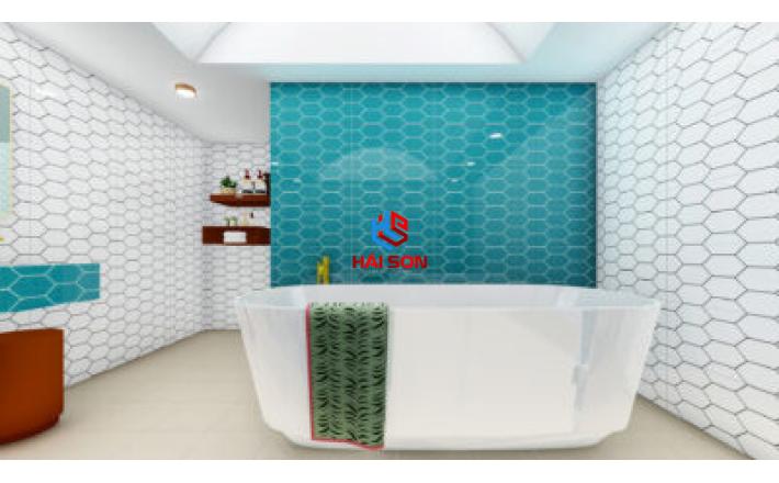 NK39323_Gạch Trang Trí Ốp Tường Qubes Ocean 300x600 Hải Sơn