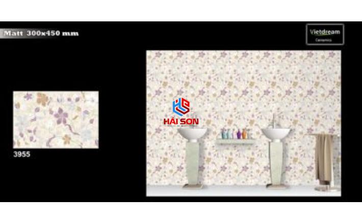 NK3955_Gạch Trang Trí Ốp Tường Gạch Hoa 300x450 Hải Sơn