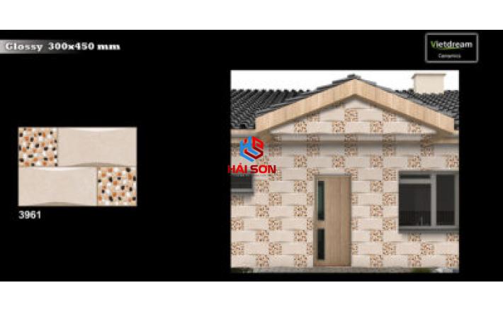 NK3961_Gạch Trang Trí Ốp Tường Gạch Sỏi 300x450 Hải Sơn