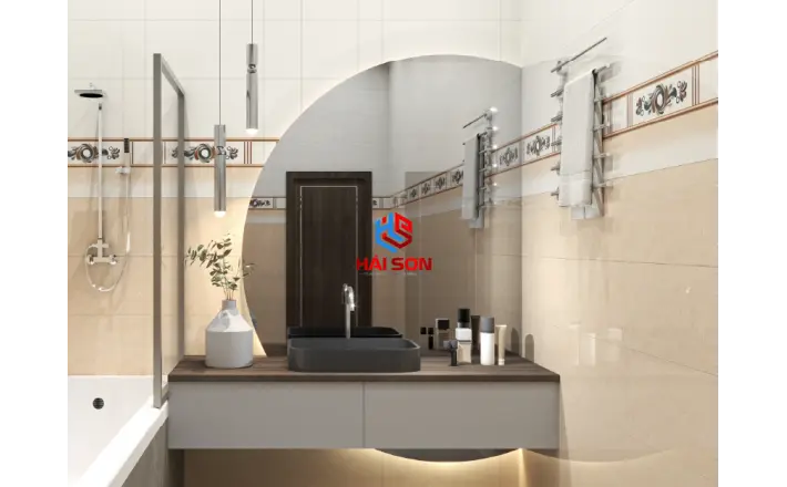 NK3BH304_300×600 Gạch Bộ Ốp Tường Phối Cảnh