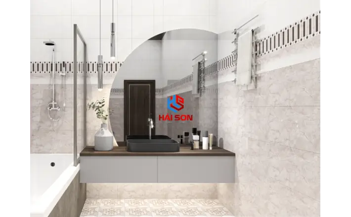 NK3BH306_300×600 Gạch Bộ Ốp Tường Phối Cảnh