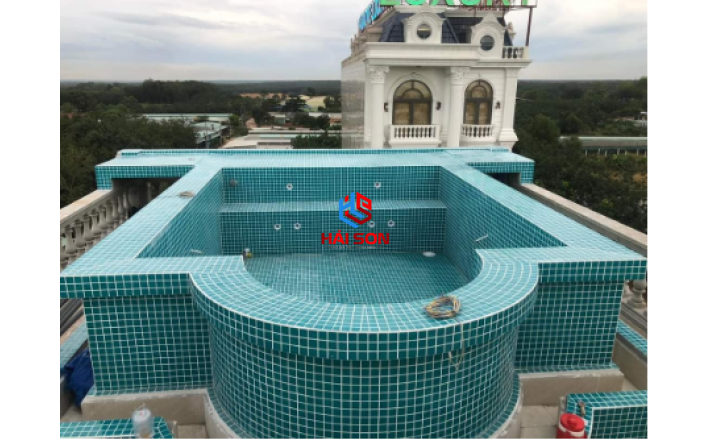 VTPVTP - 4806_306mm x 306mm Gạch Mosaic Gốm Hồ Bơi