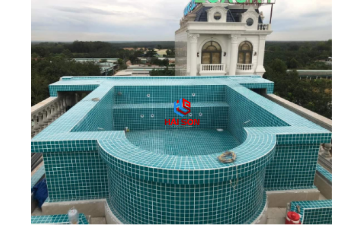 VTPVTP - 48083_306mm x 306mm Gạch Mosaic Gốm Hồ Bơi