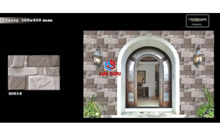 Gạch Giả Đá Ốp Tường NK40014 | Tông Xám Ghi Trung Tính 300x450