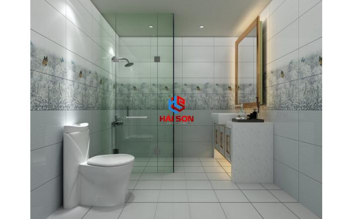 NK4431_300×600 Gạch Bộ Ốp Tường Phối Cảnh Bồ Công Anh Xám