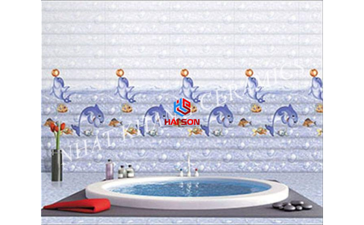 NK5025_300×600 Gạch Bộ Ốp Tường Phối Cảnh Đại Dương