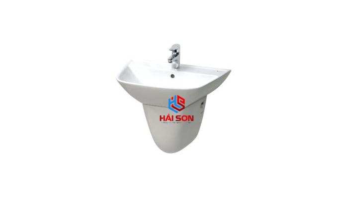 LAVABO TREO TƯỜNG INAX L-297V/L-297VC KÈM CHÂN NGẮN 