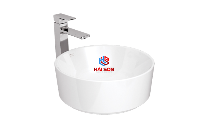 American Chậu rửa tròn đặt bàn Acacia E 0509-WT