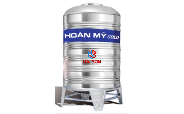 Bồn Nước Inox Hoàn Mỹ Gold Dọc