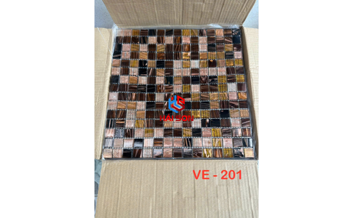 VTPVE 201_304mm x 304mm x 4 Gạch Mosaic Xà Cừ Cao Cấp