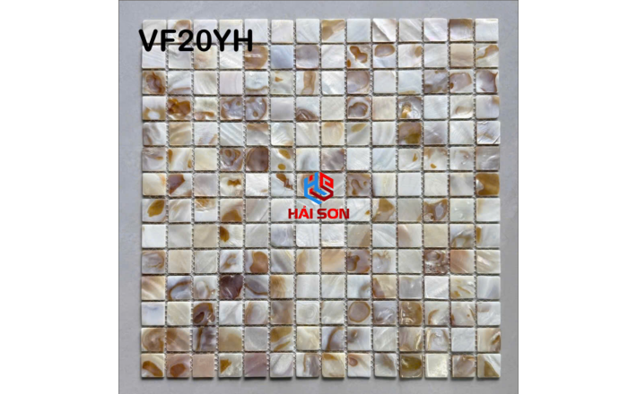 VTPVF20YH_304mm x 304mm x 4 Gạch Mosaic Khảm Trai Cao Cấp