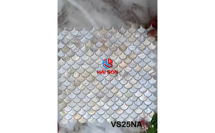VTPVS25NA_304mm x 304mm Gạch Mosaic Khảm Trai Cao Cấp