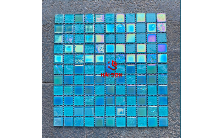VTPVFF - 7012_25 x 25 Gạch Thuỷ Tinh Hồ Bơi Mosaic