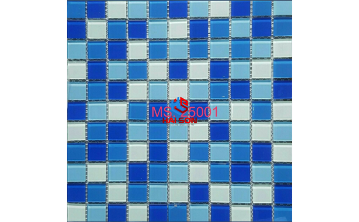VTP25001_25mm x 25mm Gạch Thuỷ Tinh Hồ Bơi Mosaic
