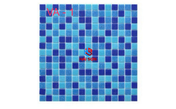VTPVA - 01_23 * 23 * 4mm Gạch Thuỷ Tinh Hồ Bơi Mosaic