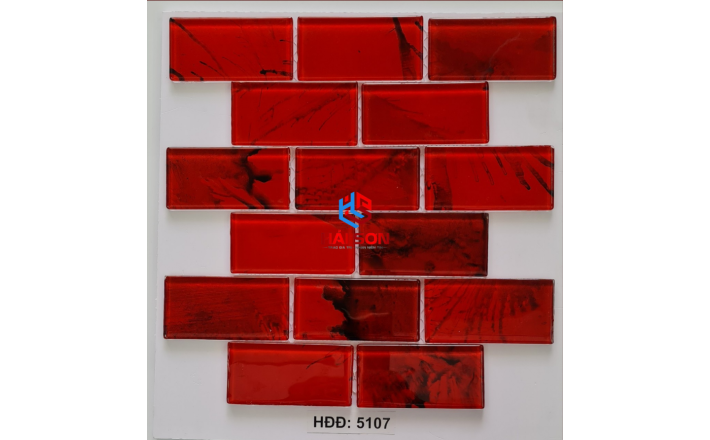 VTPHĐĐ - 5107_ 50x100mm Gạch Thuỷ Tinh Hồ Bơi Mosaic Vân Mây