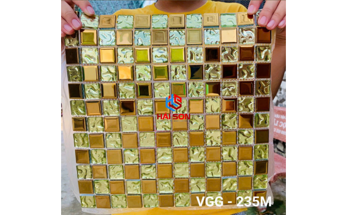 VTPVGG 235M_300mm x 300mm Gạch Mosac Trang Trí Thuỷ Tinh