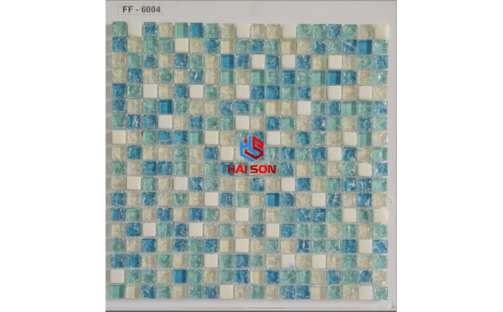 VTPFF - 6004_300mm x 300mm Gạch Mosac Trang Trí Thuỷ Tinh