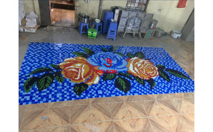VTPTranh 05_300mm x 300mm Gạch Mosaic Tranh Hồ Bơi