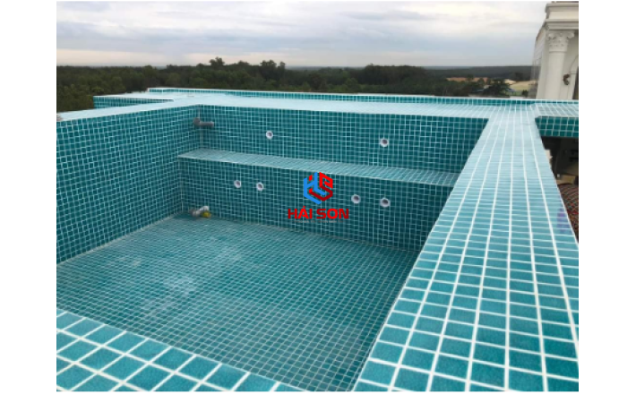 VTPVTP - 4803_306mm x 306mm Gạch Mosaic Gốm Hồ Bơi