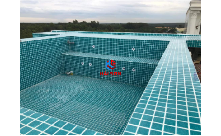 VTPVTP - 4805_306mm x 306mm Gạch Mosaic Gốm Hồ Bơi