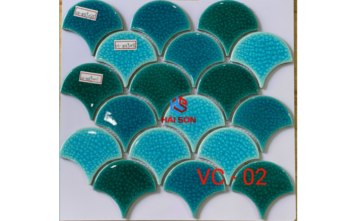 VTP-VC-02_Mẫu Gạch Vảy Cá Men Rạn