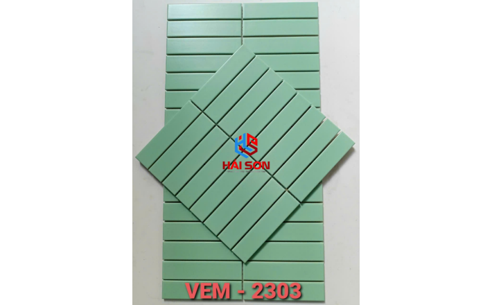 VTP-VEM - 3203_ 284 mm x 296 mm Mẫu Gạch Gốm Trơn Que Đũa