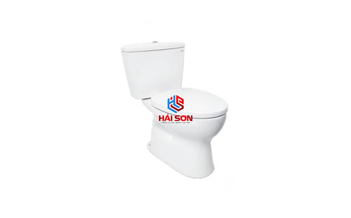 TOTO CS300DRT3_Bồn cầu hai khối có nắp đậy và bệ ngồi đóng êm TC385VS