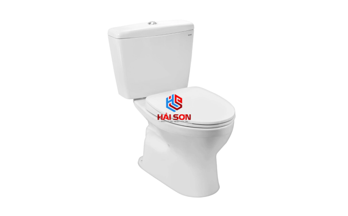 TOTO CS300DRT10W_Bồn cầu hai khối có nắp đậy và bệ ngồi đóng êm TC395VS