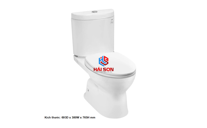 TOTO Bồn cầu hai khối, nắp đóng êm TC395VS CS325DRT10W