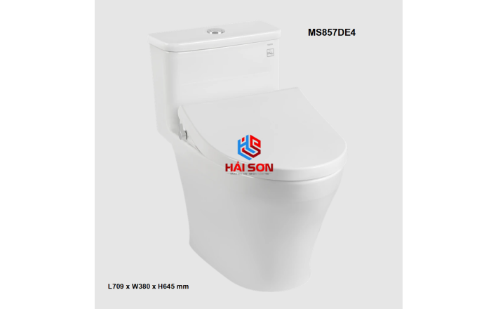 TOTO Bàn cầu một khối kèm nắp rửa cơ ECOWASHER