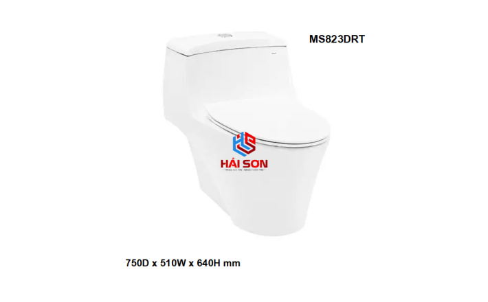 TOTO Bàn cầu một khối kèm nắp đóng êm TC600VS MS823DRT8