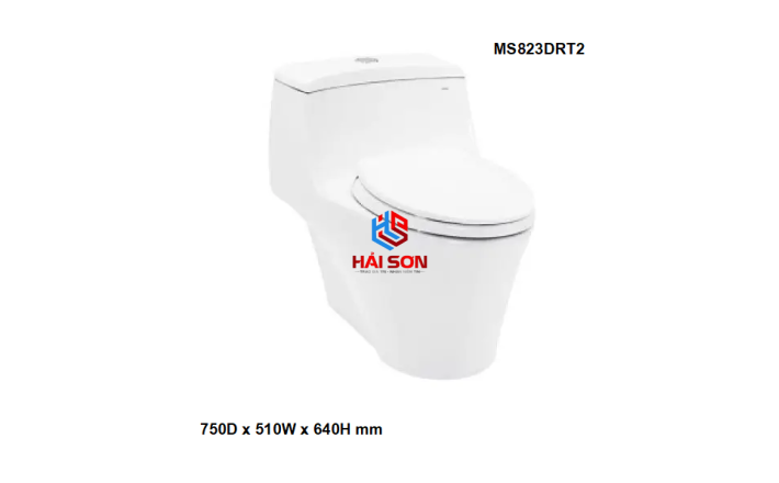 TOTO Bàn cầu một khối kèm nắp đóng êm TC393VS MS823DRT2