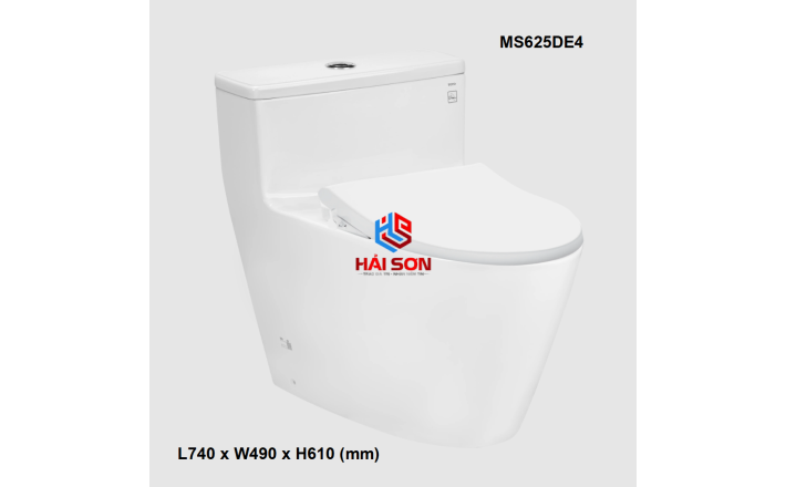 TOTO Bàn cầu 1 khối kèm nắp rửa cơ ECOWASHER TCW1211A MS625DE4