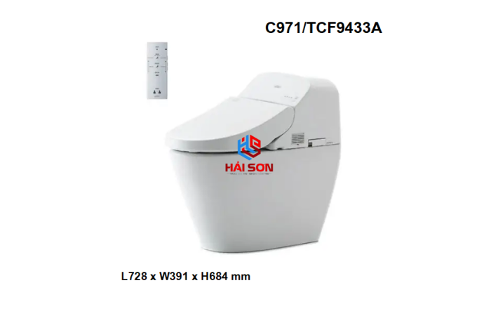 TOTO Bàn cầu điện tử GG C971/TCF9433A C971XW_TCF9433ANW1