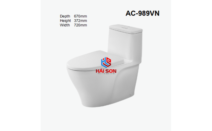 INAX Bồn cầu 1 khối AC-989VN
