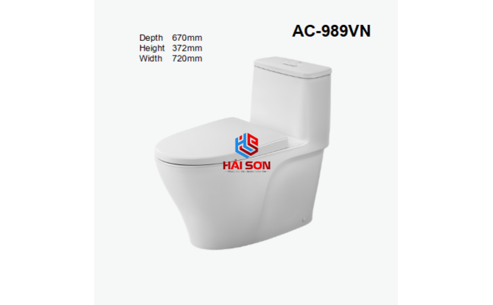 INAX Bồn cầu 1 khối AC-989VN