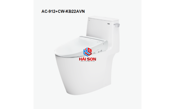 INAX Bồn cầu 1 khối kết hợp nắp rửa điện tử AC-912+CW-KB22AVN