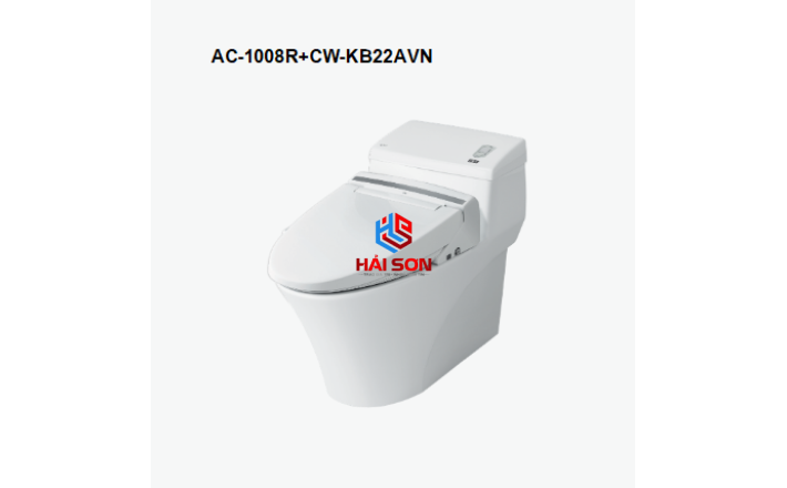 INAX Bồn cầu 1 khối có nắp rửa điện tử AC-1008R+CW-KB22AVN