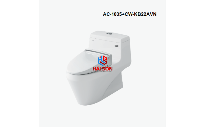 INAX Bồn cầu 1 khối kết hợp nắp rửa điện tử AC-1035+CW-KB22AVN