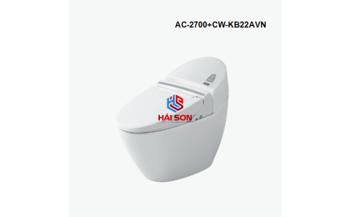 INAX Bồn cầu 1 khối kết hợp nắp rửa điện tử AC-2700+CW-KB22AVN